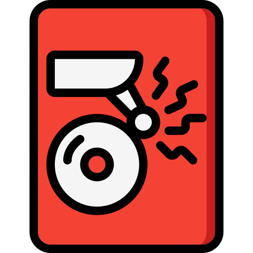 Fire alarm Basic Miscellany Lineal Color icon