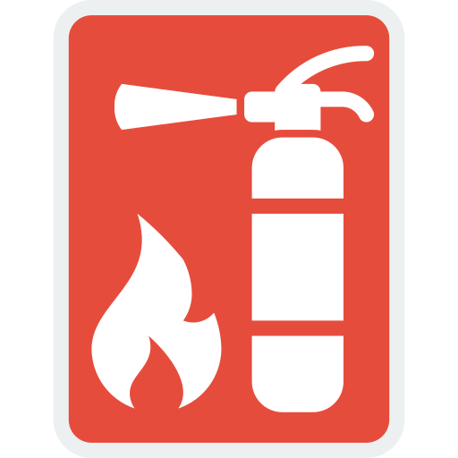 Extintor de incendios Basic Miscellany Flat icono