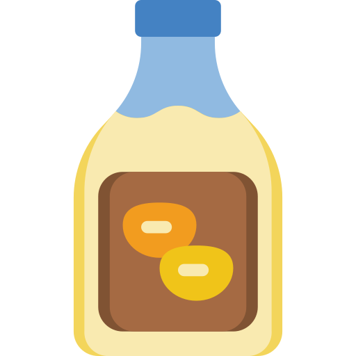 latte di soia Basic Miscellany Flat icona