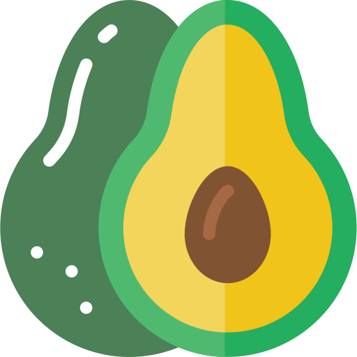avocado Basic Miscellany Flat icon