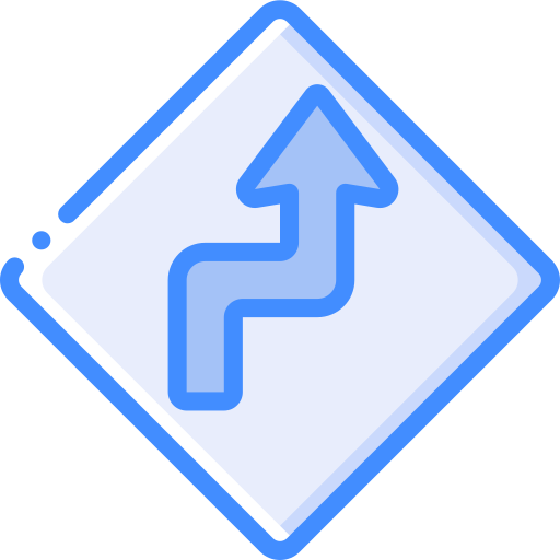 zigzag Basic Miscellany Blue icona