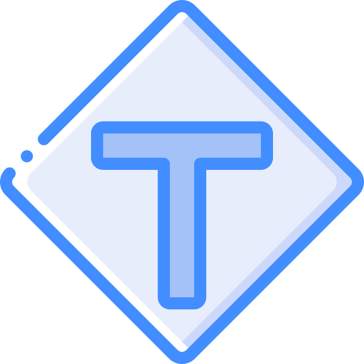 t-splitsing Basic Miscellany Blue icoon