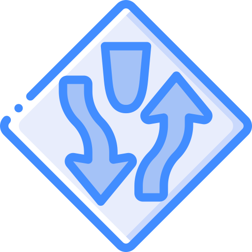 収束する Basic Miscellany Blue icon
