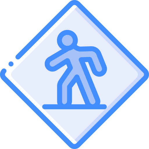 attraversamento pedonale Basic Miscellany Blue icona