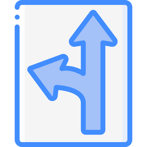 Split Basic Miscellany Blue icon