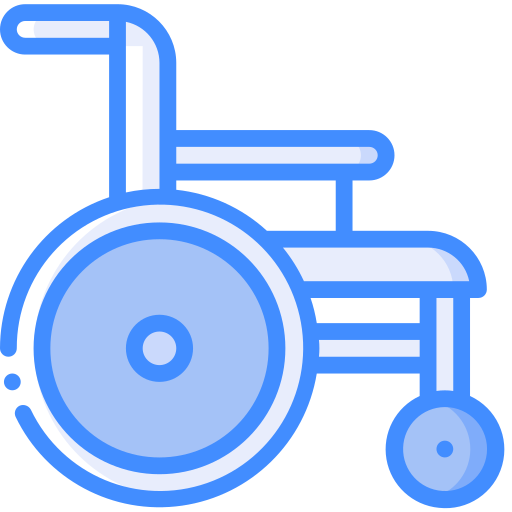 sedia a rotelle Basic Miscellany Blue icona