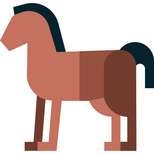 Лошадь Basic Straight Flat иконка