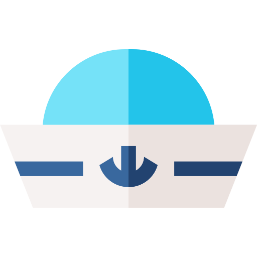 berretto da marinaio Basic Straight Flat icona