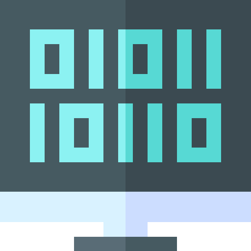 Binary Basic Straight Flat icon