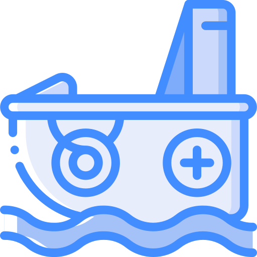 rettungsboot Basic Miscellany Blue icon