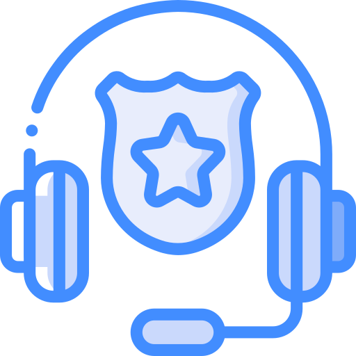 경찰 Basic Miscellany Blue icon