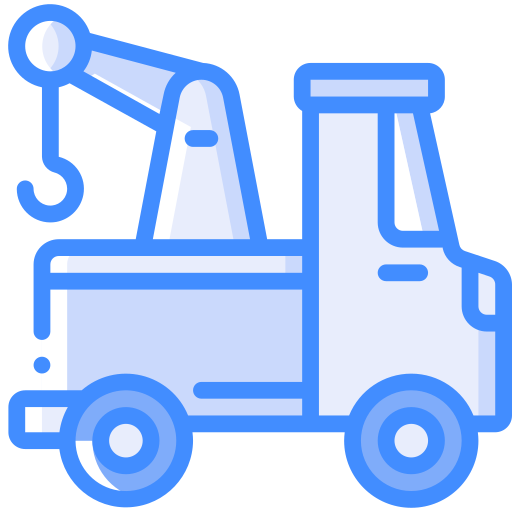 camión de remolque Basic Miscellany Blue icono
