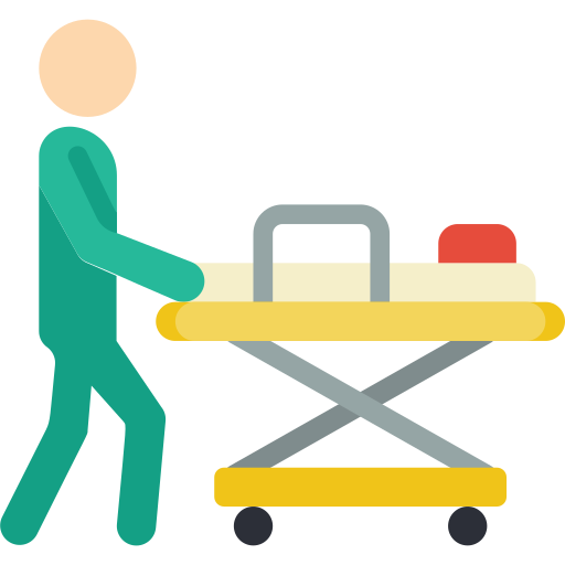 Medical bed Basic Miscellany Flat icon