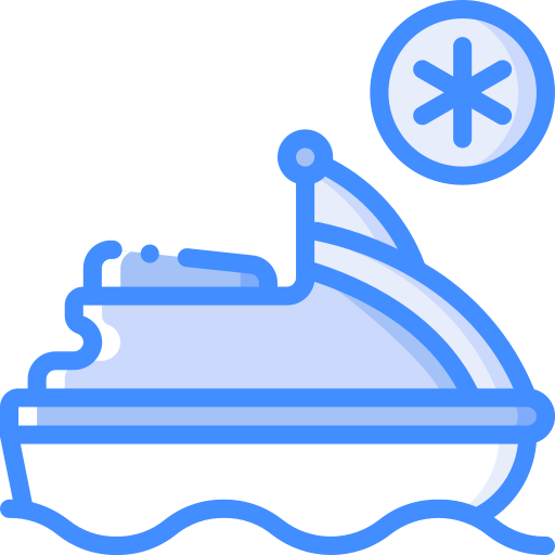 ジェットスキー Basic Miscellany Blue icon