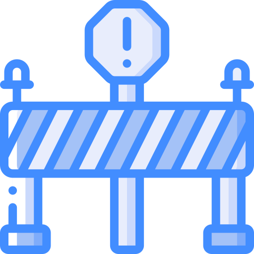 Barrier Basic Miscellany Blue icon