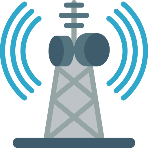 Radio antenna Basic Miscellany Flat icon