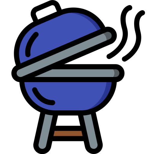 bbq Basic Miscellany Lineal Color icon