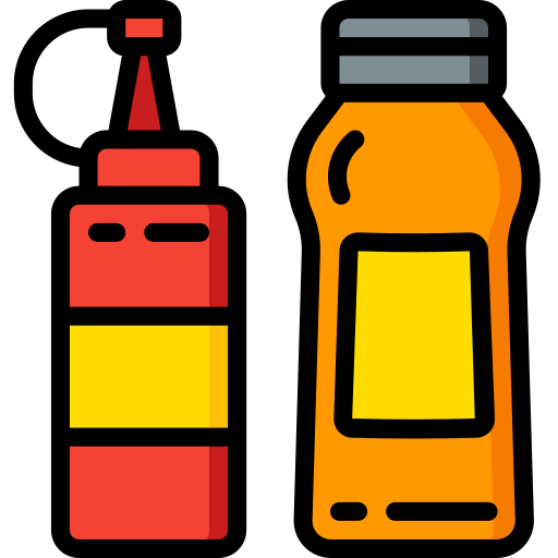 Sauces Basic Miscellany Lineal Color icon