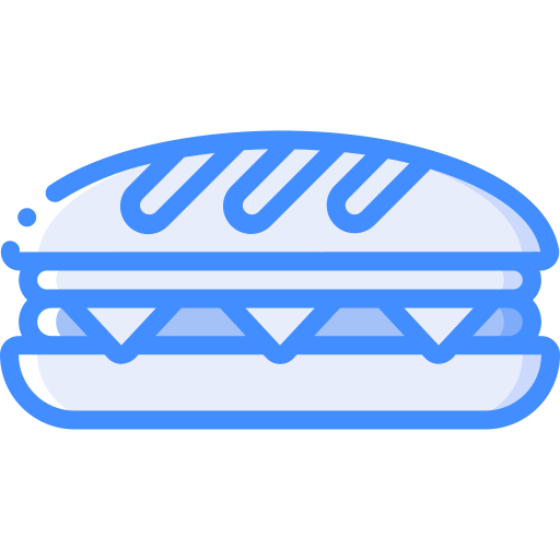 sandwich Basic Miscellany Blue Icône
