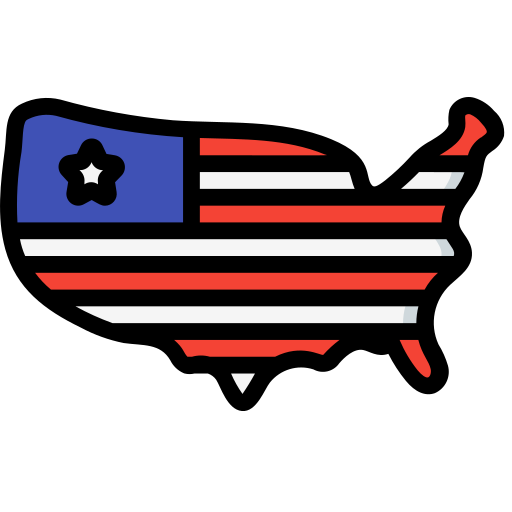 stany zjednoczone ameryki Basic Miscellany Lineal Color ikona