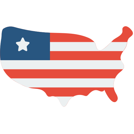 United states of america Basic Miscellany Flat icon