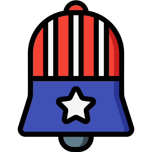 Liberty bell Basic Miscellany Lineal Color icon