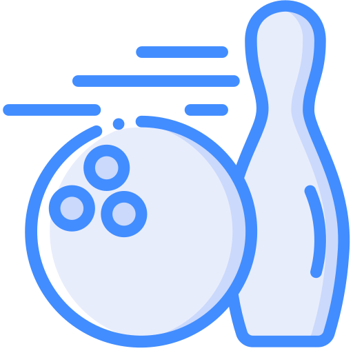 bowling Basic Miscellany Blue Icône