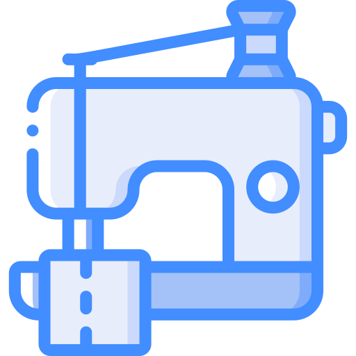 Sewing machine Basic Miscellany Blue icon
