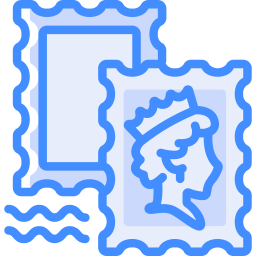 briefmarkensammlung Basic Miscellany Blue icon