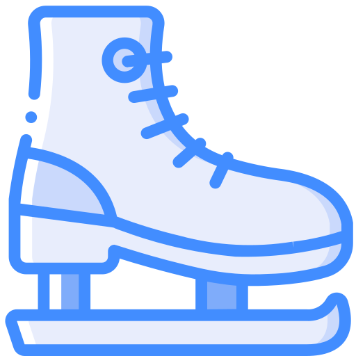 アイススケート Basic Miscellany Blue icon