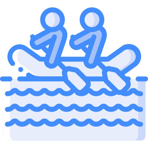 rafting Basic Miscellany Blue Icône