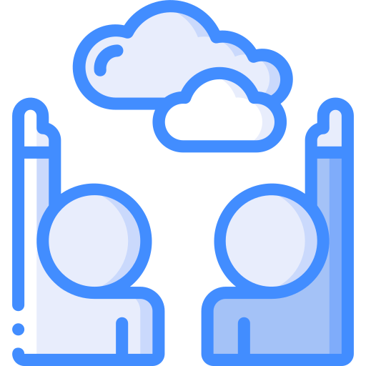 雲を眺める Basic Miscellany Blue icon