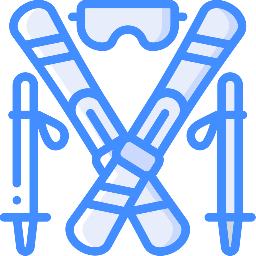 スキー Basic Miscellany Blue icon