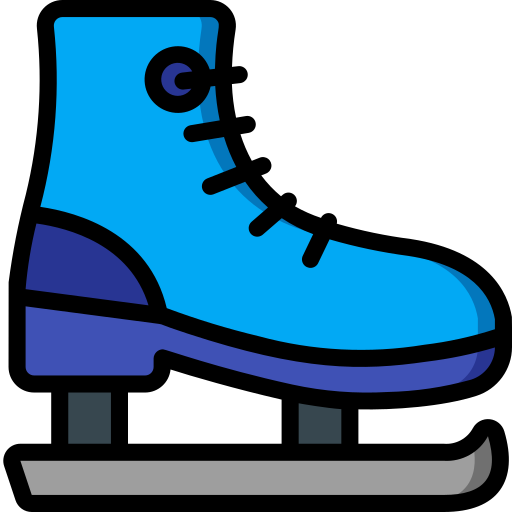 pattinaggio sul ghiaccio Basic Miscellany Lineal Color icona