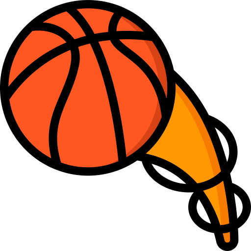 koszykówka Basic Miscellany Lineal Color ikona