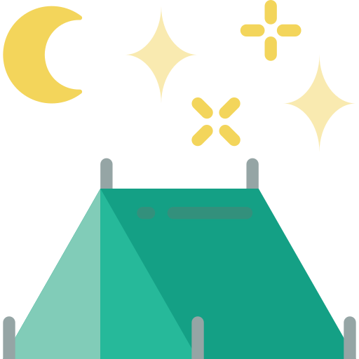 キャンプ Basic Miscellany Flat icon