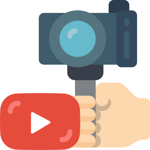 Vlogger Basic Miscellany Flat icon