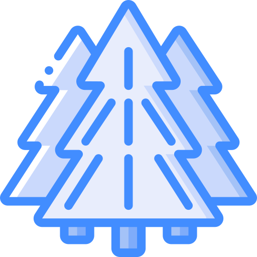 árboles Basic Miscellany Blue icono