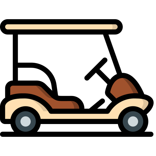 Golf cart Basic Miscellany Lineal Color icon