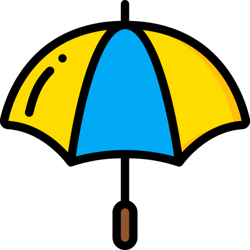 Umbrella Basic Miscellany Lineal Color icon