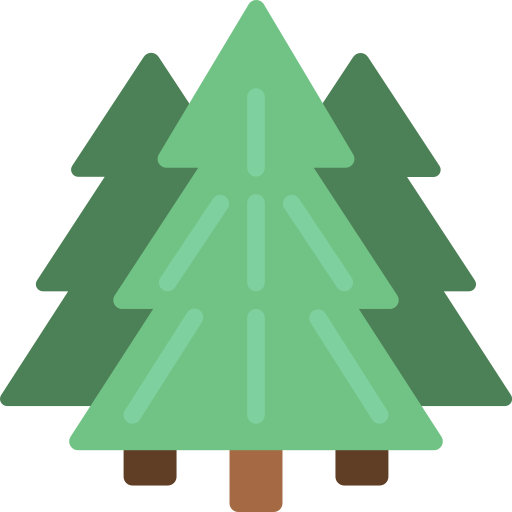 árboles Basic Miscellany Flat icono