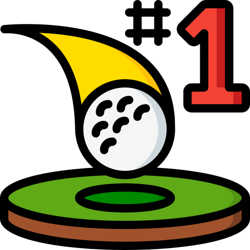 Hole in one Basic Miscellany Lineal Color icon