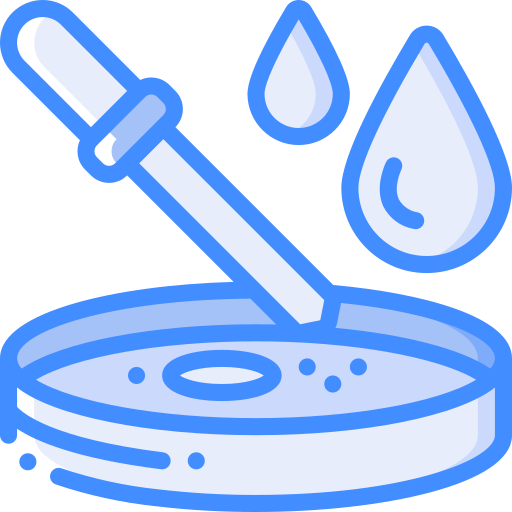 pipette Basic Miscellany Blue icon
