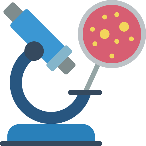 Microscope Basic Miscellany Flat icon