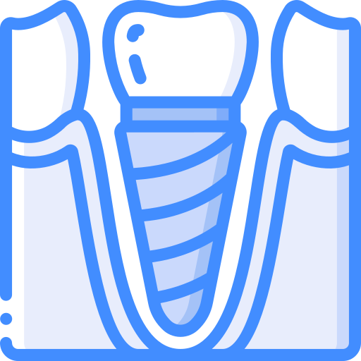 zähne Basic Miscellany Blue icon