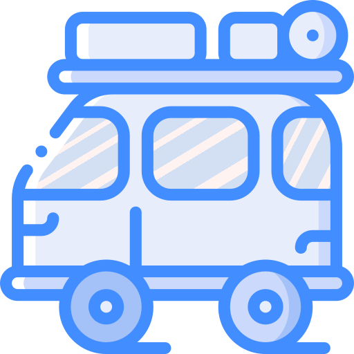 caravane Basic Miscellany Blue Icône