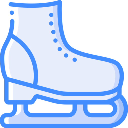 아이스 스케이팅 신발 Basic Miscellany Blue icon