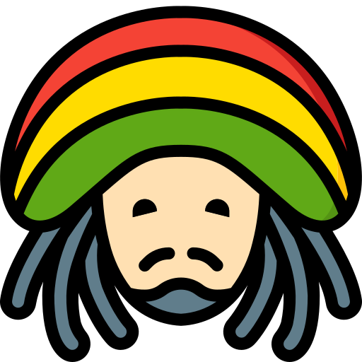 Reggae Basic Miscellany Lineal Color icon