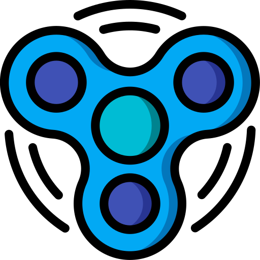 Fidget spinner Basic Miscellany Lineal Color icon