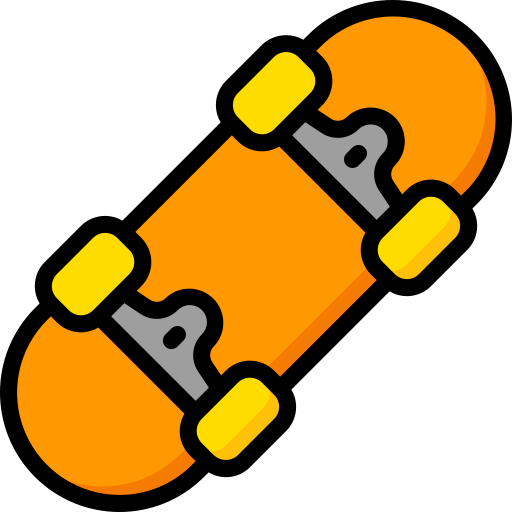 スケートボード Basic Miscellany Lineal Color icon